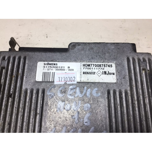 Renault Scenic 1.6 Motor Beyni S115300121B HOM7700875745 7700111772