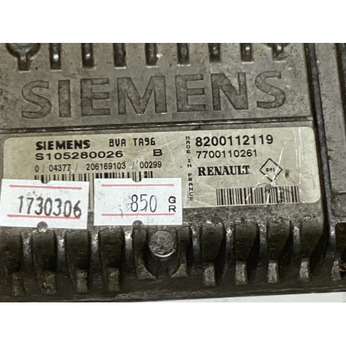 Renault Clio 1.6 Motor Beyni S105280026B 8200112119 7700110261 BVA TA96