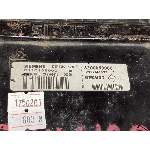 Renault Clio 1.6 Motor Beyni S110138000B 8200059086 SIRIUS32N 8200044437