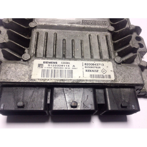 Renault Megane Clio 1.5 DCI Motor Beyni S122326114A 8200843713 8200807626 SID301