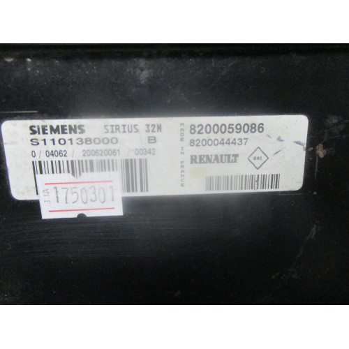 Renault Clio 1.6 Motor Beyni S110138000B 8200059086 SIRIUS32N 8200044437