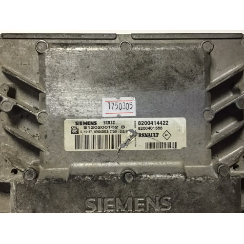 Renault Clio Modus 1.2 Motor Beyni S120200102B 8200414422 8200401568 SIM32