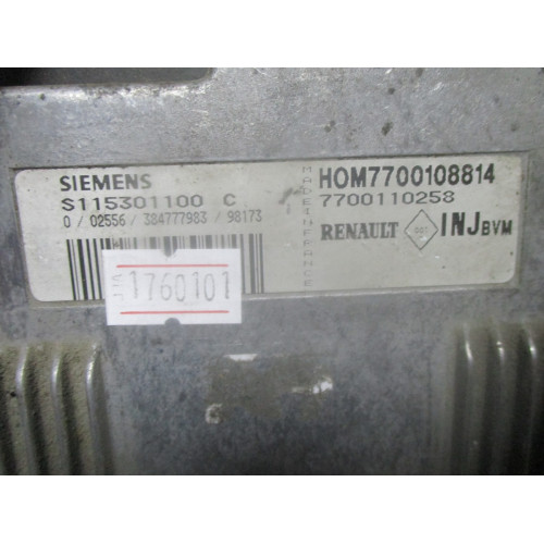 Renault Clio 1.4 Motor Beyni S115301100C HOM7700108814 7700110250