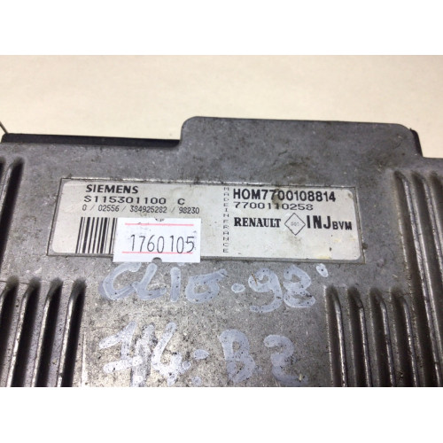 Renault Clio 1.4 Motor Beyni S115301100C HOM7700108814 7700110250