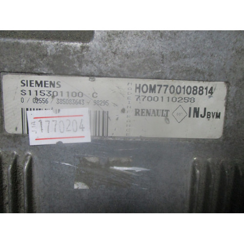 Renault Clio 1.4 Motor Beyni S115301100C HOM7700108814 7700110258
