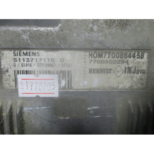 Renault Laguna 1.8 Motor Beyni S113717115D HOM7700864458 7700102294