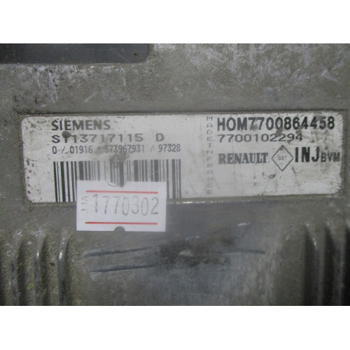 Renault Laguna 1.8 Motor Beyni S113717115D HOM7700864458 7700102294