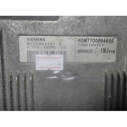 Renault Kangoo Motor Beyni S115301101D HOM7700864459 700109727