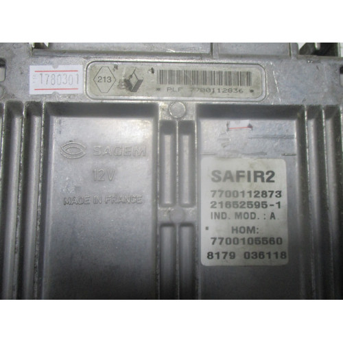 Renault Twingo 1.2 V8 Motor Beyni 7700112836 7700112873 21652595-1 7700105560 8179036118 