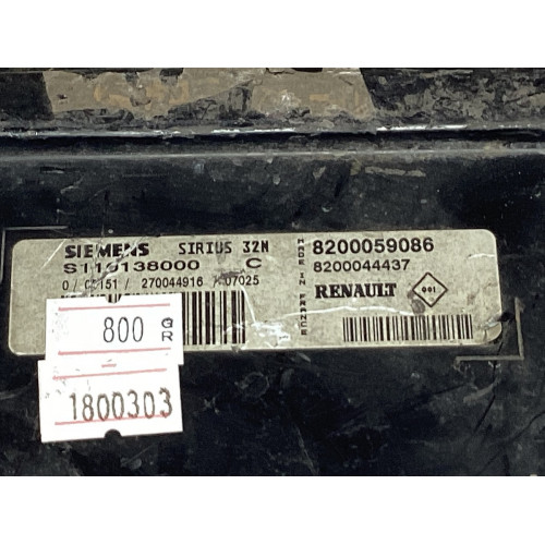 Renault Clio 1.6 Motor Beyni S110138000C 8200059086 SIRIUS32N 8200044437