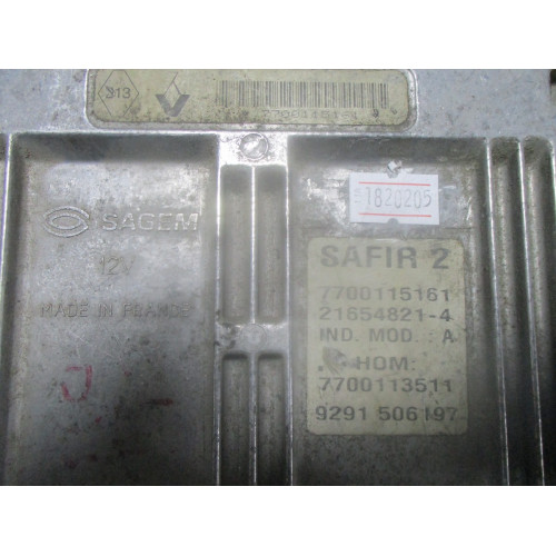 Renault Twingo Motor Beyni 7700115161 21654821-4 7700113511 9291506197
