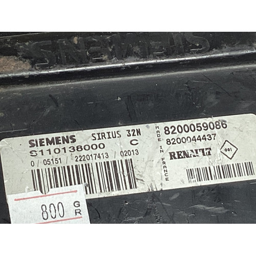Renault Clio 1.6 Motor Beyni S110138000C 8200059086 SIRIUS32N 8200044437