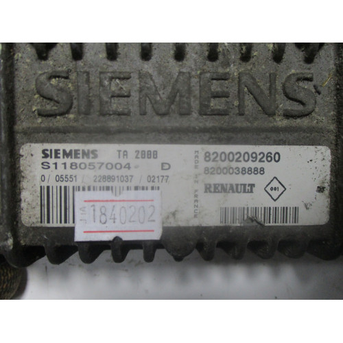 Renault Laguna 2.0 şanziman Beyni S118057004D 8200209260 8200038888