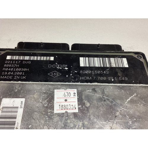 Renault Clio 2 1.4 Motor Beyni S118037002D 8200204643 TA200 8200052418