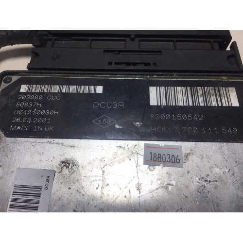 Renault Kango 1.9 Motor Beyni 8200150542 DCU3R 7700111549