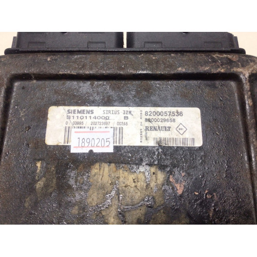Renault Scenic 1.6 Motor Beyni S110114000B 8200057536 8200029658 SIRIUS32N
