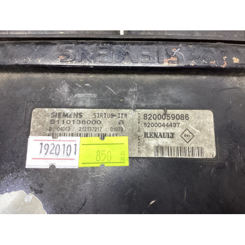 Renault Clio 1.6 Motor Beyni S110138000B 8200059086 SIRIUS32N 8200044437