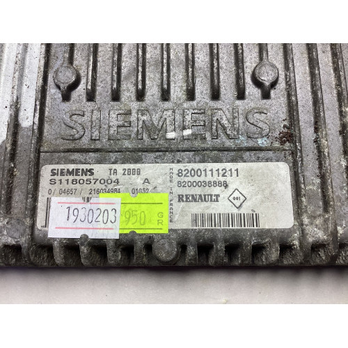 Renault Megane Şanziman Beyni S118057004A 8200111211 8200038888 TA2000
