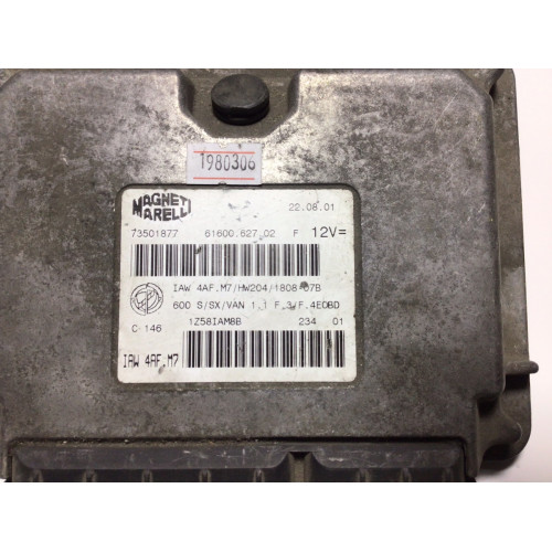 Fiat Seicento Motor Beyni IAW4AF.M7 61600.627.02 73501877