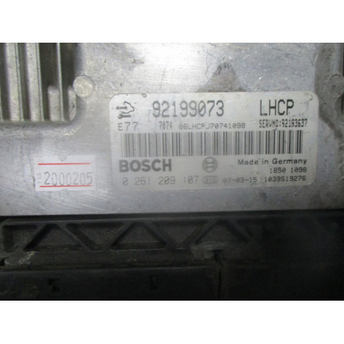 Chevrolet Captiva Motor Beyni 0261209107 92199073