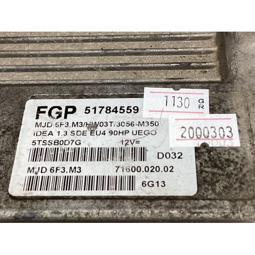 Fiat İdea 1.3 Motor Beyni MJD 6F3.M3 HW03T 51784559