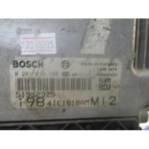 Fiat Bravo 1.6 Motor Beyni 0281016198 51852325