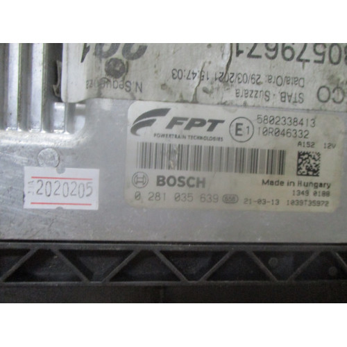 Iveco 3.0 HPI Motor Beyni 0281035639 5802338413 10R046332