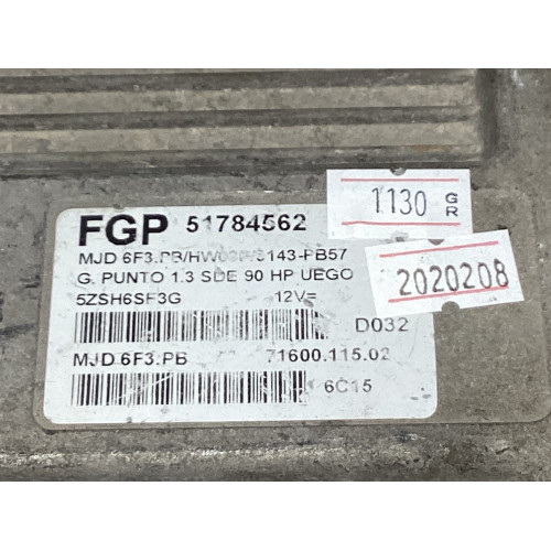 Fiat Grande Punto 1.3 Motor Beyni MJD 6F3.PB HW03P 51784562