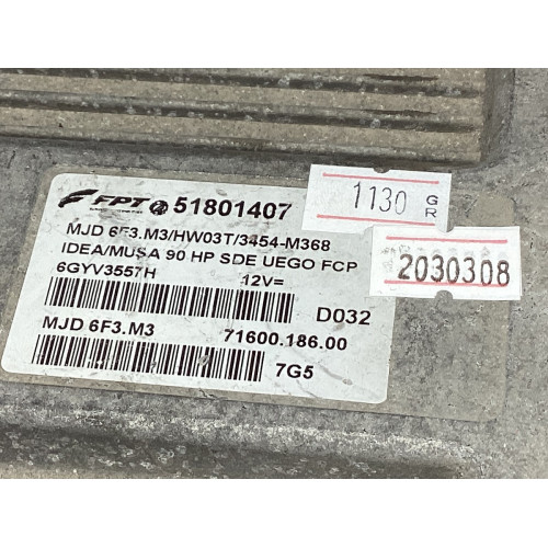 Fiat Idea 1.3 MJD Motor Beyni MJD 6F3.M3 HW03T 51801407 