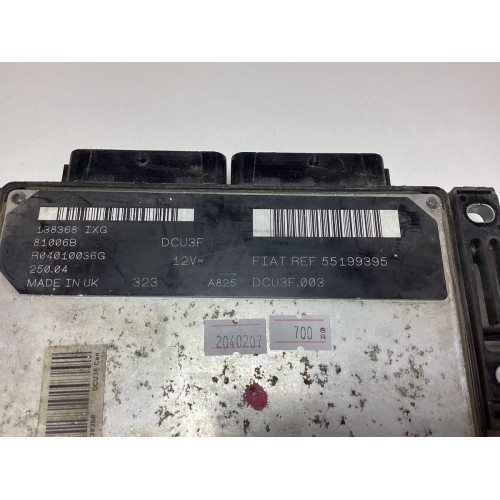 Fiat Doblo 1.9 JTD Motor Beyni R04010036G DCU3F 55199395