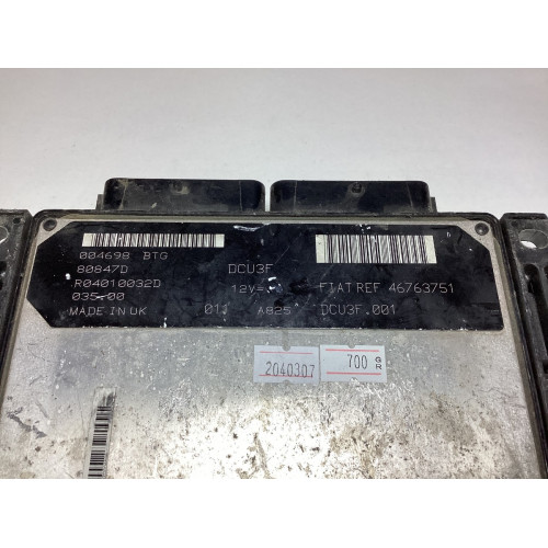 Fiat Doblo 1.9 JTD Motor Beyni R04010032D DCU3F 46763751