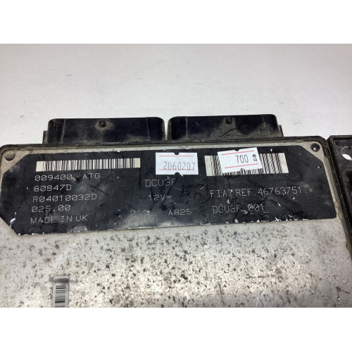 Fiat Doblo 1.9 JTD Motor Beyni R04010032D DCU3F 46763751