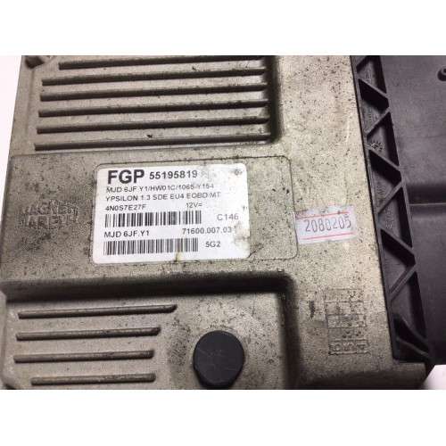 Lancia Ypsilon 1.3 Motor Beyni MJD6JF.Y1 71600.007.03 55195819