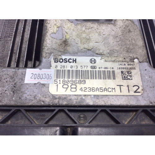 Fiat Bravo 1.9 Motor Beyni 0281013577 51809689