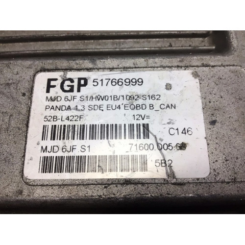 Fiat Panda 1.3 Motor Beyni MJD6JF.S1 HW01B 51766999