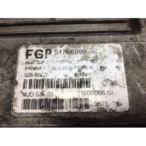 Fiat Panda 1.3 Motor Beyni MJD6JF.S1 HW01B 51766999