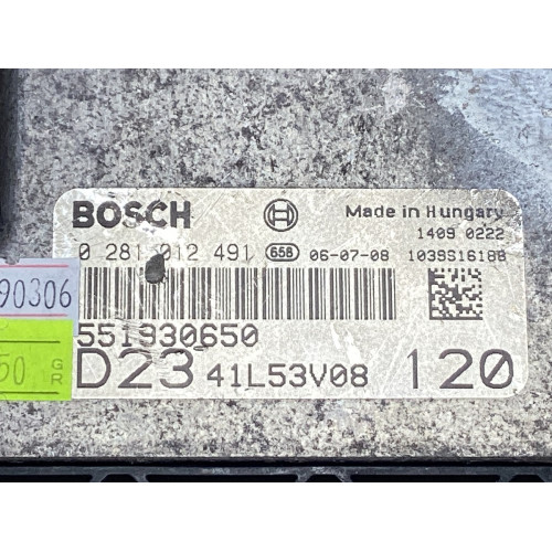 Fiat Ducato 2.3 Motor Beyni 0281012491 551930650 D2341L53V08