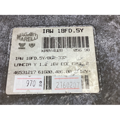 Lancia Ypsilon 1.2 Motor Beyni IAW18FD.5Y 46531217