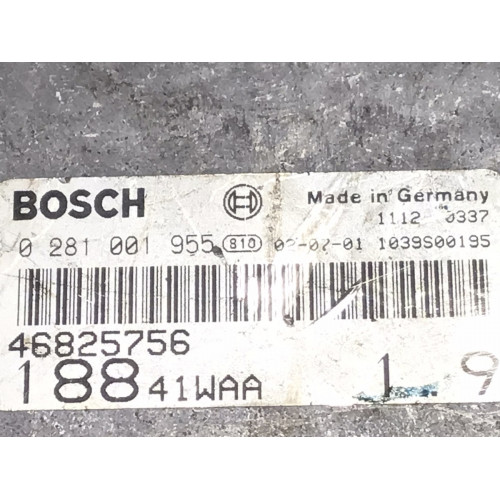 Fiat Punto 1.9 Motor Beyni 0281001955 46825756 