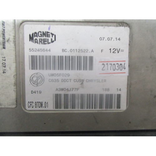 Fiat Şanzıman Beyni CFC8TDW.01 55245644 UWO5F029 A3M04J77P 
