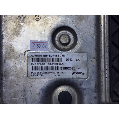 Fiat Grande Motor Beyni BC.0106862.A 51892328 8-EVR371L