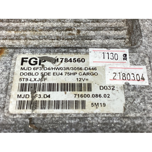 Fiat Doblo 1.3 JTD Motor Beyni MJD 6F3.D4 HW03R 51784560