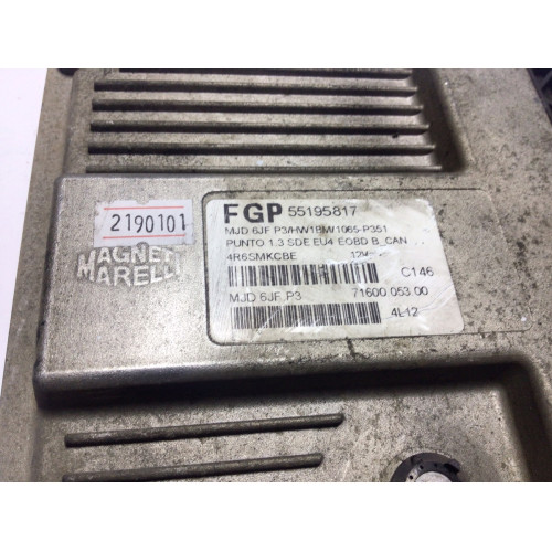 Fiat Punto 1.3 Motor Beyni MJD6JF.P3 55195817