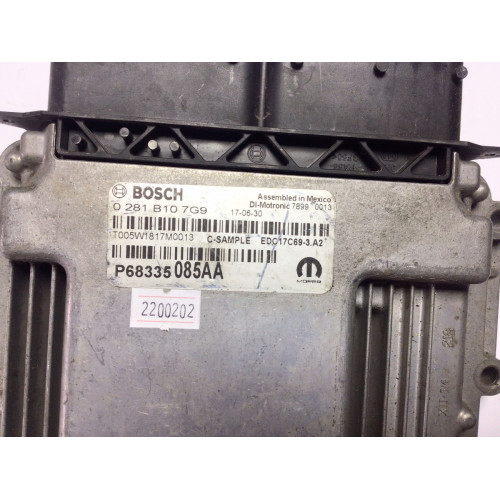 Jeep Renegade Motor Beyni 0281B107G9