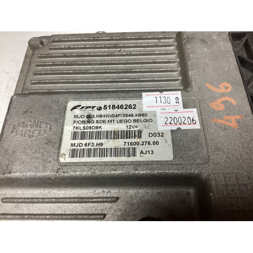 Fiat Fiorino 1.3 Motor Beyni 51846262 HW04P MJD6F3.H9