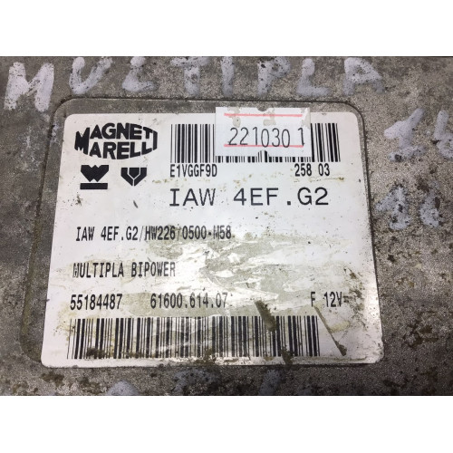 Fiat Multipla 1.6 Motor Beyni IAW4EF.G2 55184487 HW226