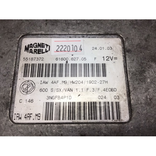 Fiat 600 Motor Beyni IAW4AF.M9 HW204 55187372
