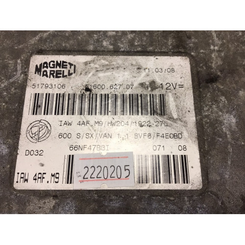 Fiat 600 1.1 Motor Beyni IAW4AF.M9 HW204 51793106