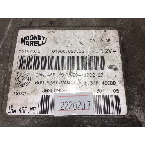 Fiat 600 Motor Beyni IAW4AF.M9 HW204 55187372