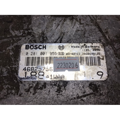 Fiat Punto 1.9 Motor Beyni 0281001955 46825756 